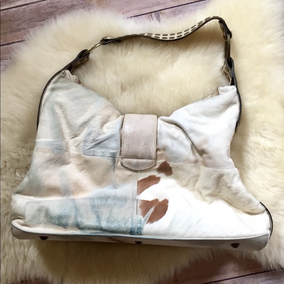 Bridget Shuster Calf Hair Fleur De Lis Bag - Picture 5 of 8